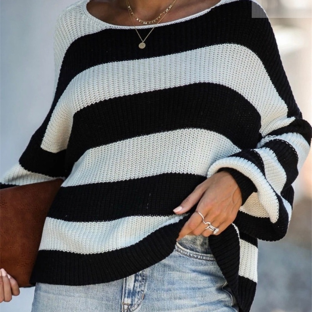 Simone striped Knit Sweater - Picture 5 of 6